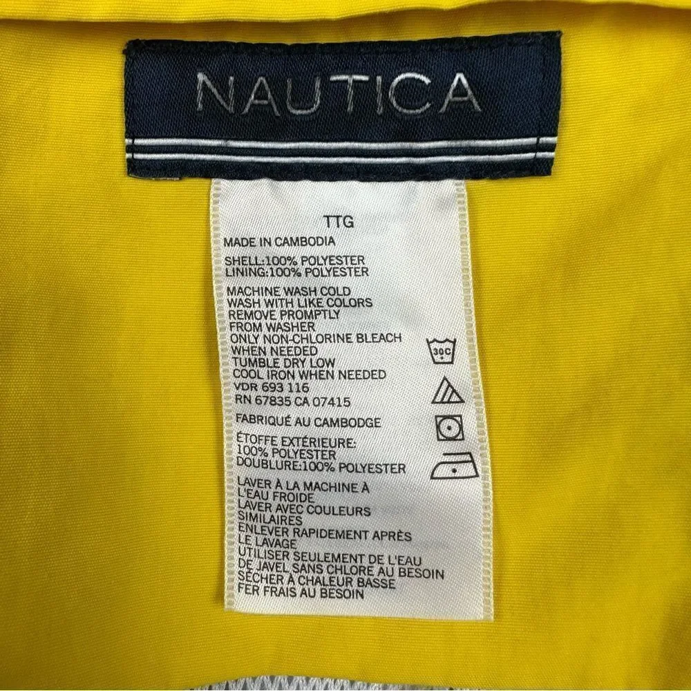 Nautica Swim Trunks Mens 40 Blue White Nautical‎ Rope Mesh Lined Shorts